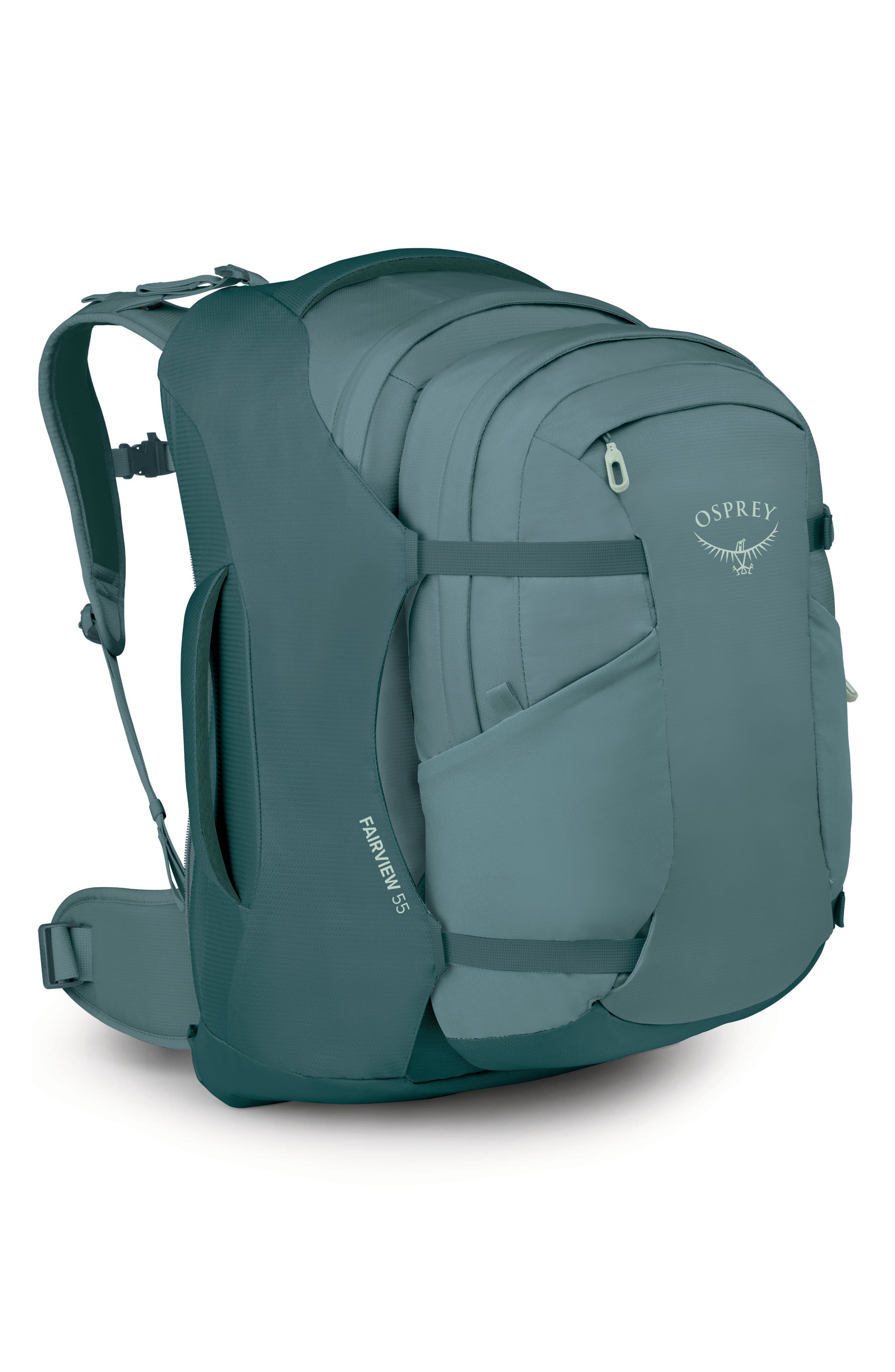 Fairview 55-Liter Travel Backpack, Alternate, color, CASCADE BLUE/ TORRENT BLUE