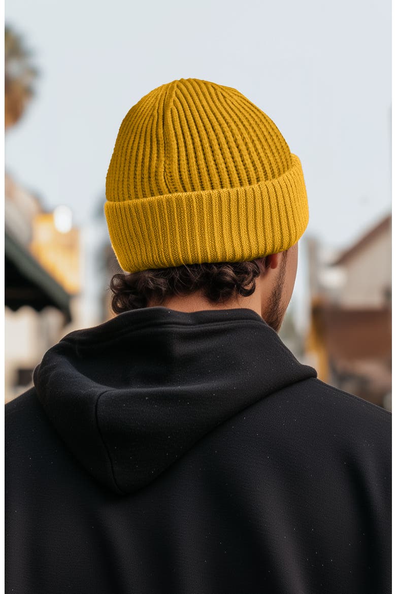 Alien Watch Cap, Alternate, color, Mustard