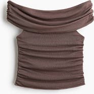 H&M Draped Off-the-shoulder Top