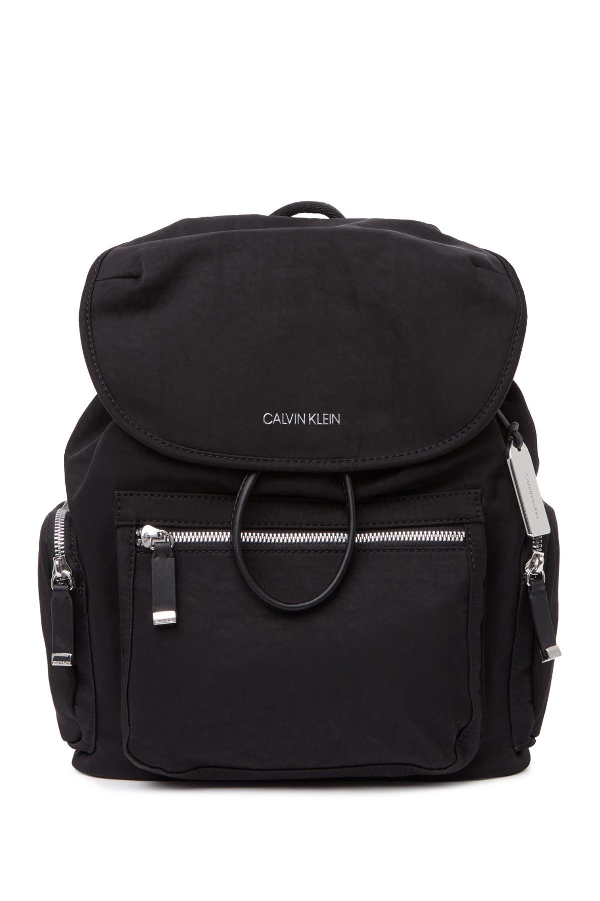 Calvin Klein Tiny Twill Nylon Backpack, Main, color, 