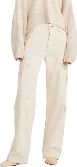 美品　LIDNM WOOL LINEN BACKSATIN CARGO M LIDNM】WOOL LINEN BACKSATIN CARGO