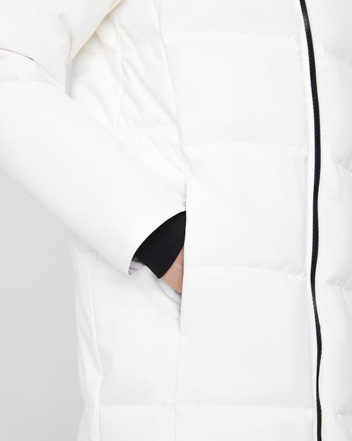 Quartz Co. Sofia 2.0 | Hooded Down Winter Jacket In Ivory
