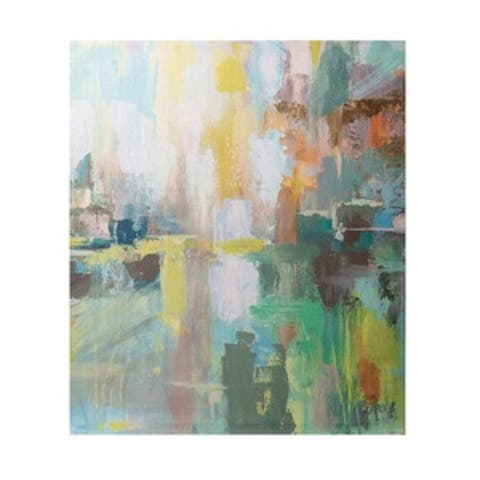 Yellow Giclee Reflection Wall Art