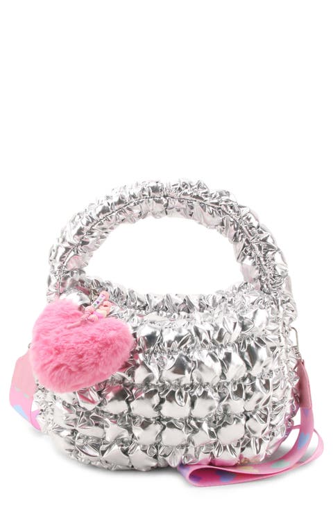 Kids' Metallic Scrunch Crossbody Bag