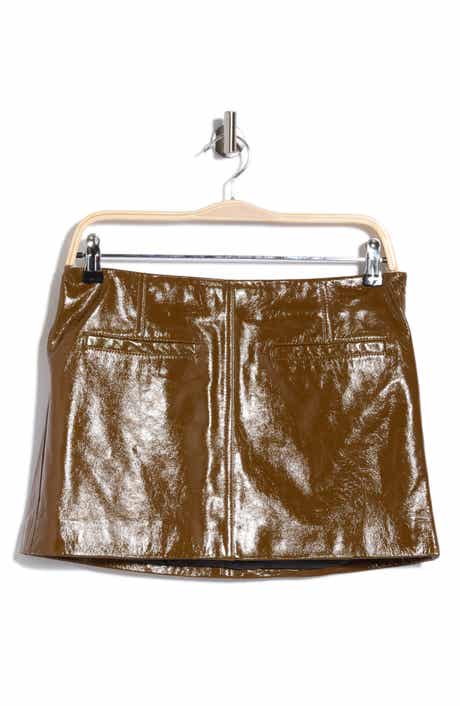Cowan Patent Leather Miniskirt