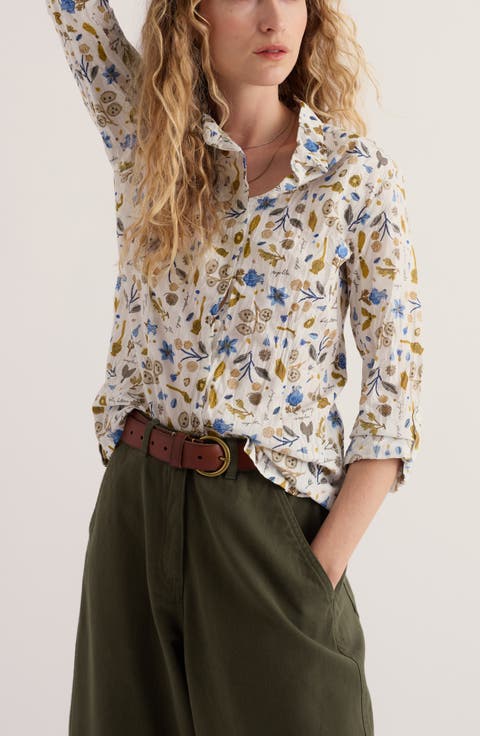 Larissa Crinkled Organic Cotton Shirt