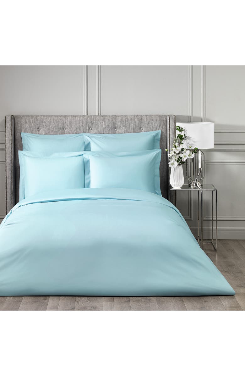 Togas Royal Duvet Cover, Main, color, Sky Blue