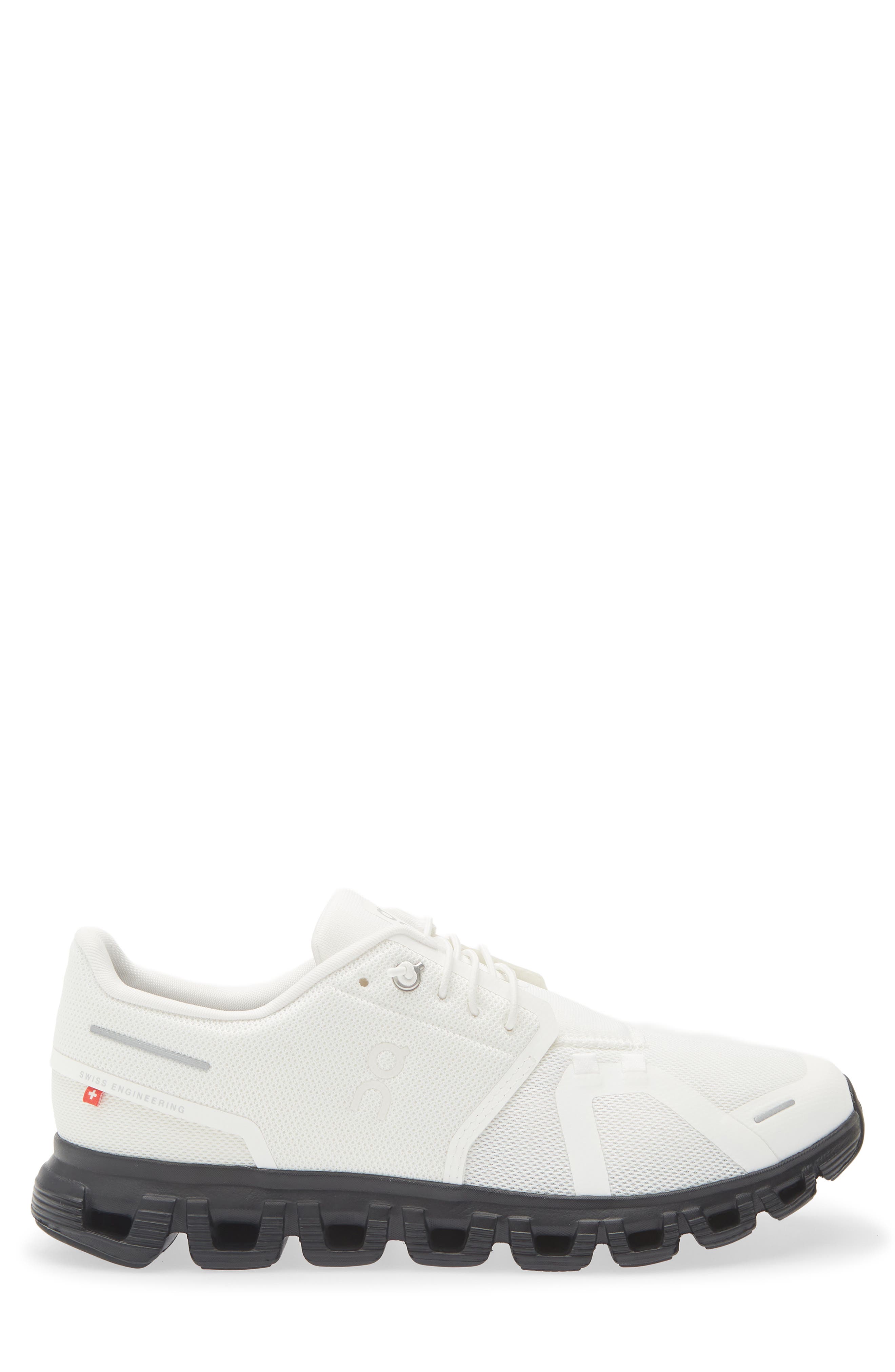 Cloud 6 Sneaker, Alternate, color, WHITE/ BLACK