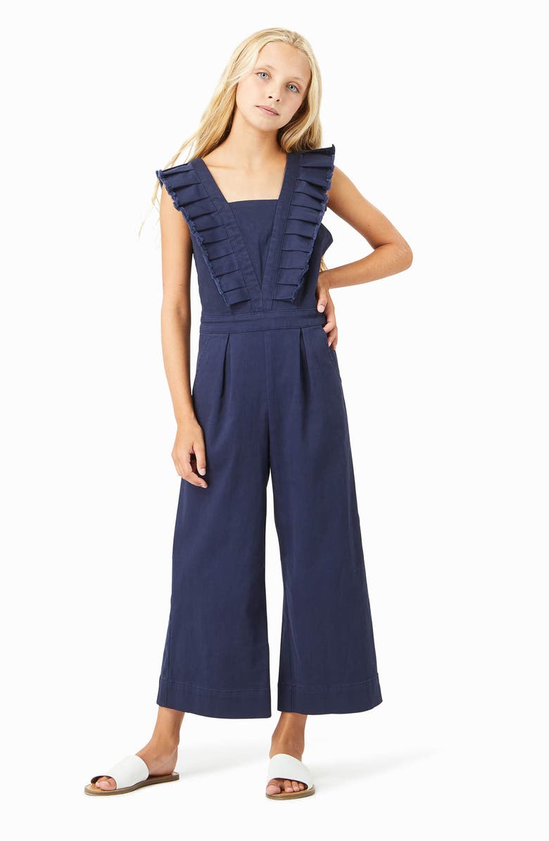 Habitual Girl Habitual Pleated Jumpsuit, Alternate, color, 