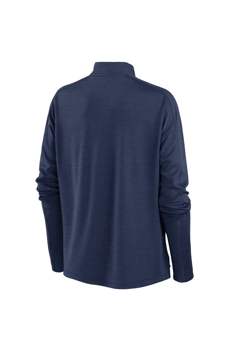 Nike Women's Nike Navy Milwaukee Brewers Primetime Local Touch Pacer Quarter-Zip Top, Alternate, color, 