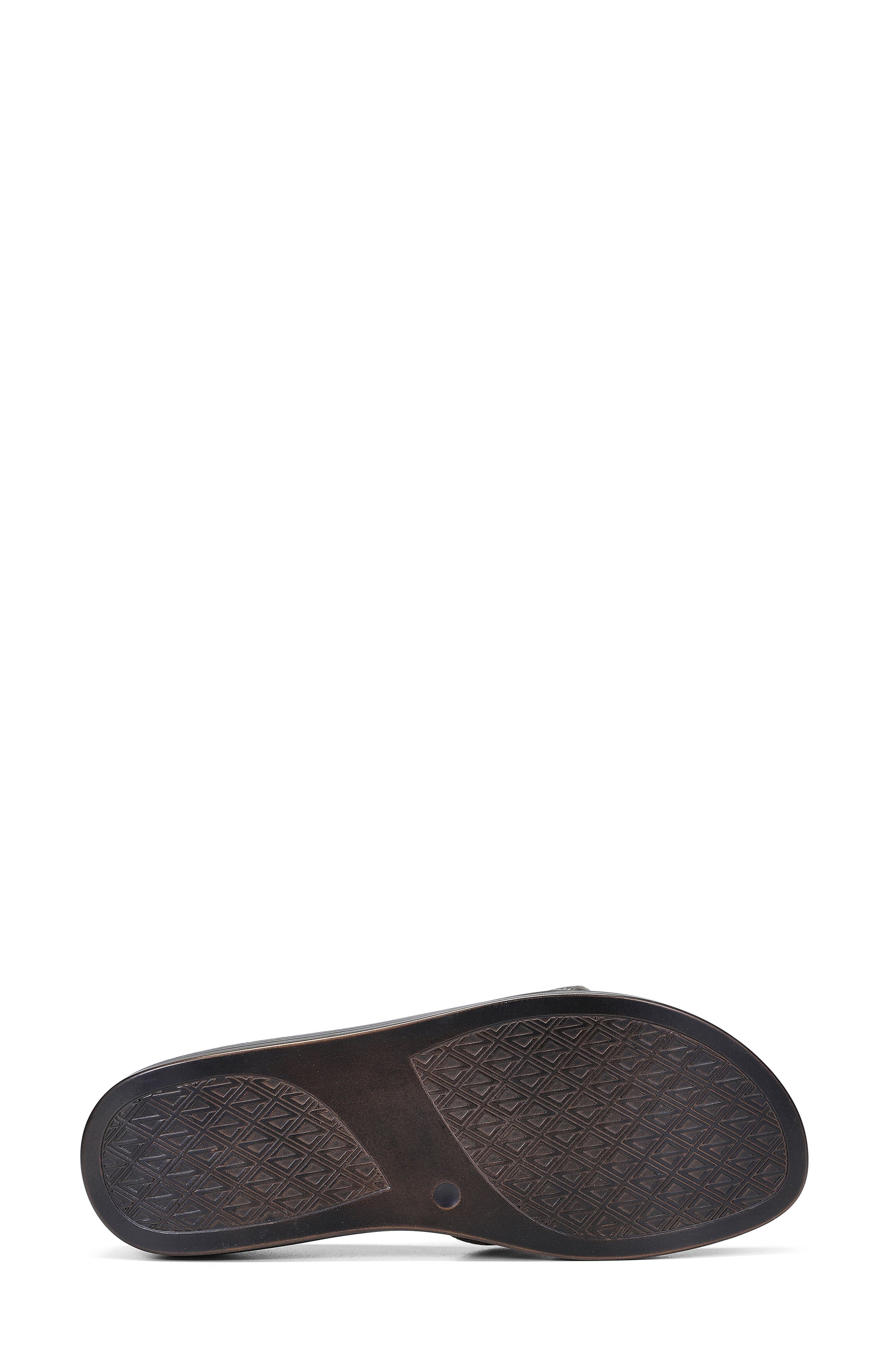 Fifi Wedge Flip Flop, Alternate, color, BEIGE LEATHER