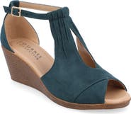 Journee Collection Kedzie Wedge Sandal - Narrow Width