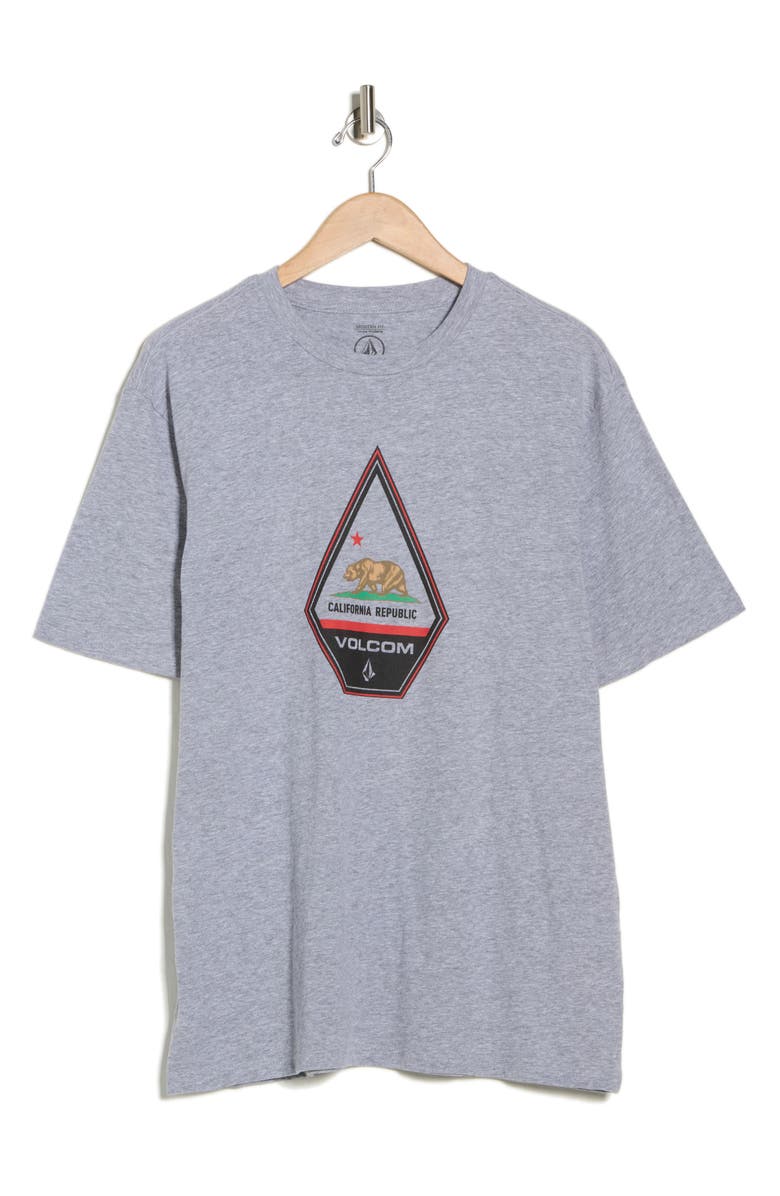 Volcom Californeye Graphic T-Shirt, Main, color, Heather Grey