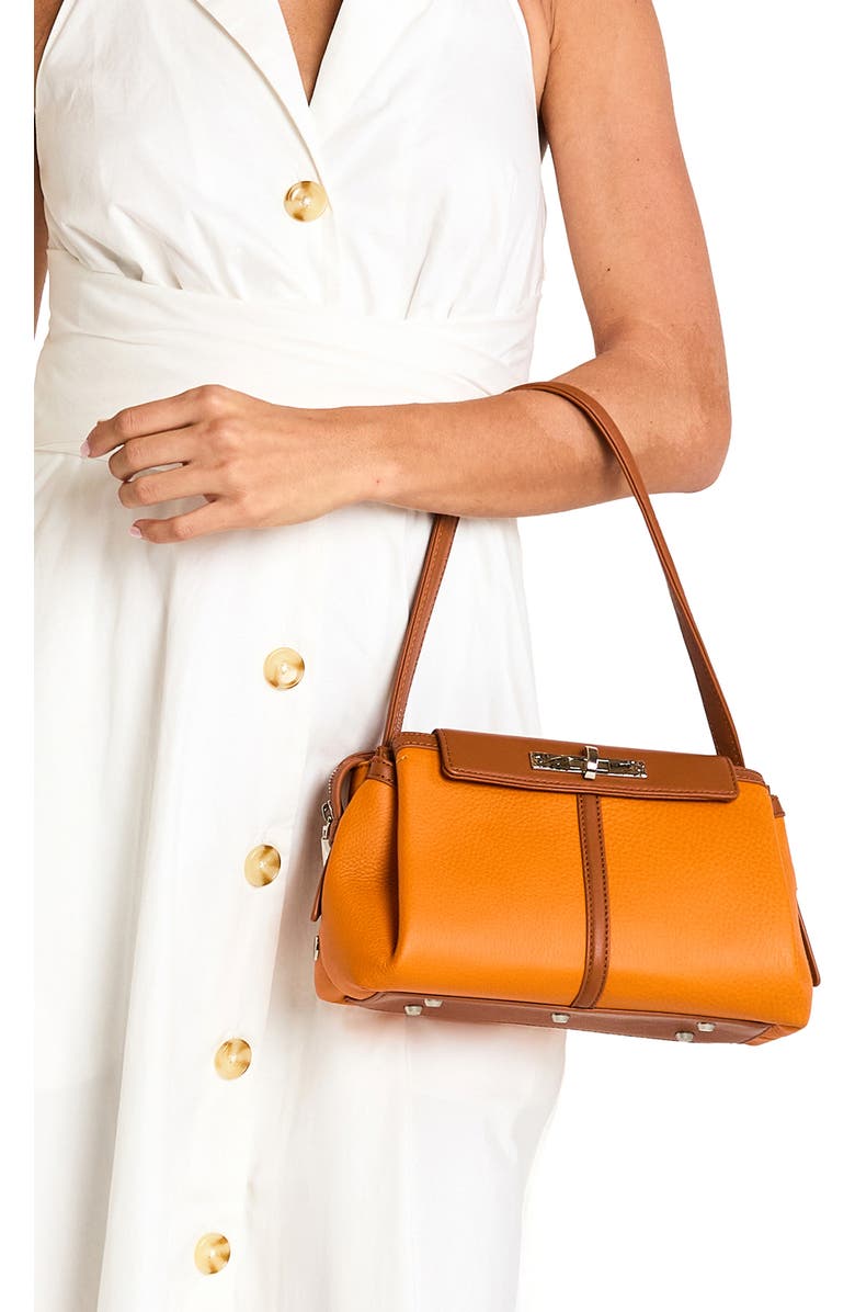 HAMMITT Medium Baguette Bag, Alternate, color, Tailored Tangerine/ Silver