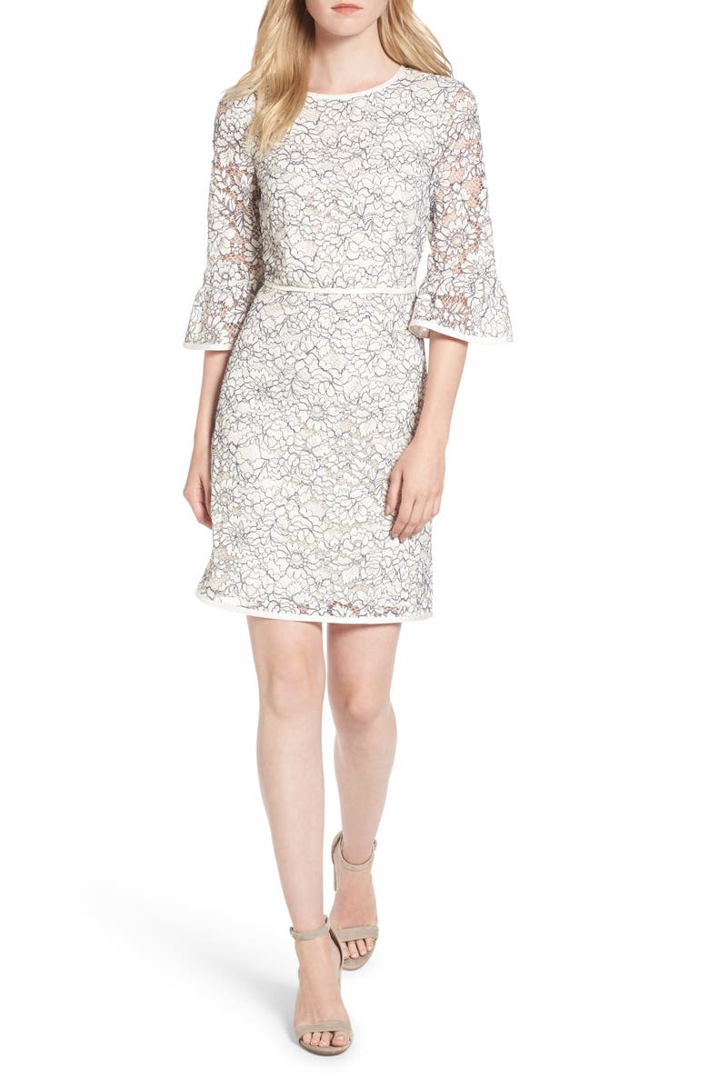 chinese dress ladies Carolyn Bell Sleeve Mini Dress in Daisy Lace | Color - Daisy Lace / S