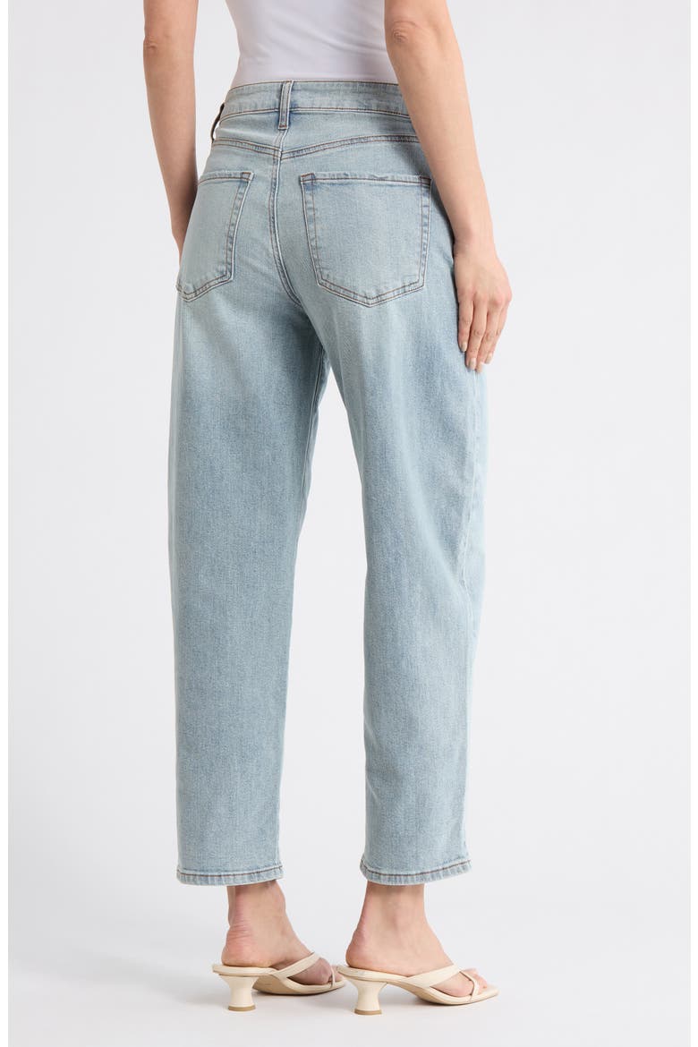 Harley Ultra High Waist Barrel Leg Jeans, Alternate, color, DAVENPORT