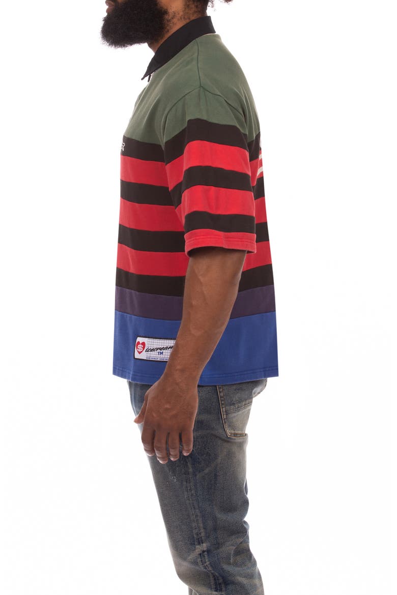 Utopia Stripe Polo, Alternate, color, MULTI
