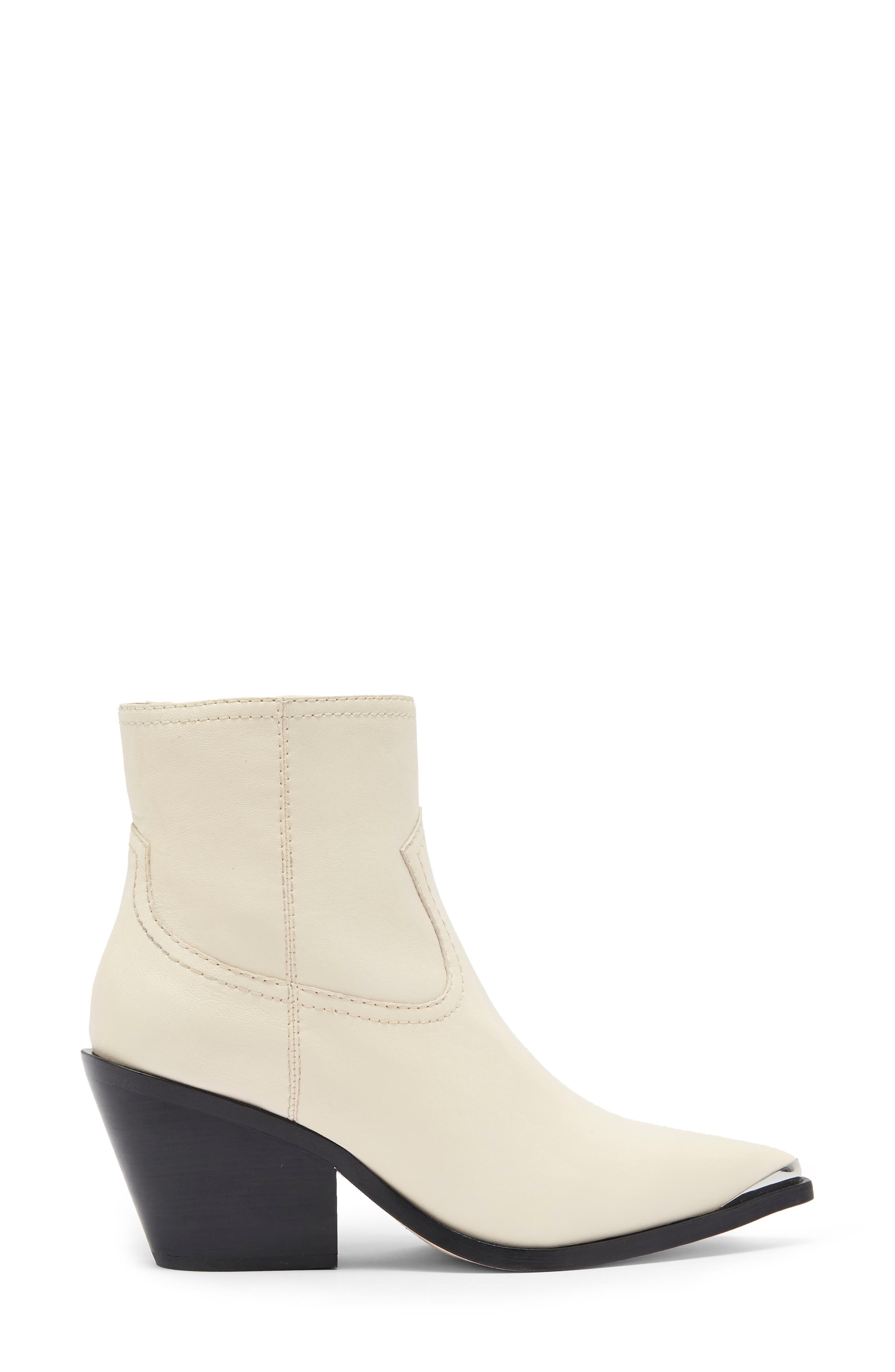 Lucy Leather Boot, Alternate, color, BONE