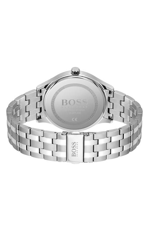 Hugo Boss Boss Elite Bracelet Watch, 41mm In Metallic