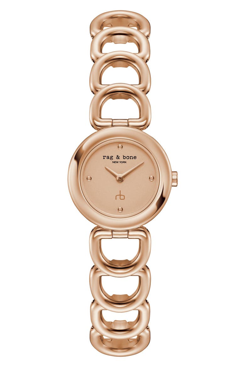 Spire Bracelet Watch, 25mm, Main, color, ROSE GOLD-TONE