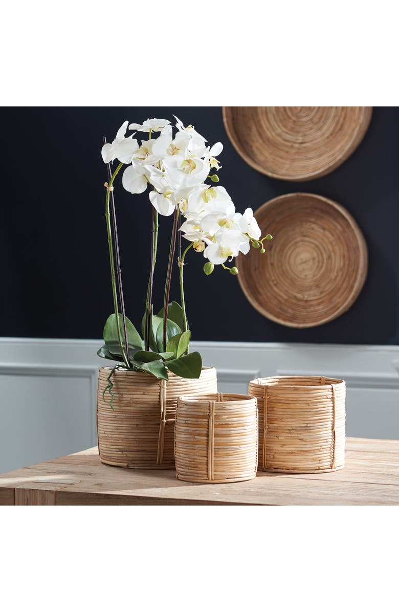 Napa Home & Garden Cane Rattan Mini Round Baskets, Set Of 3, Alternate, color, 