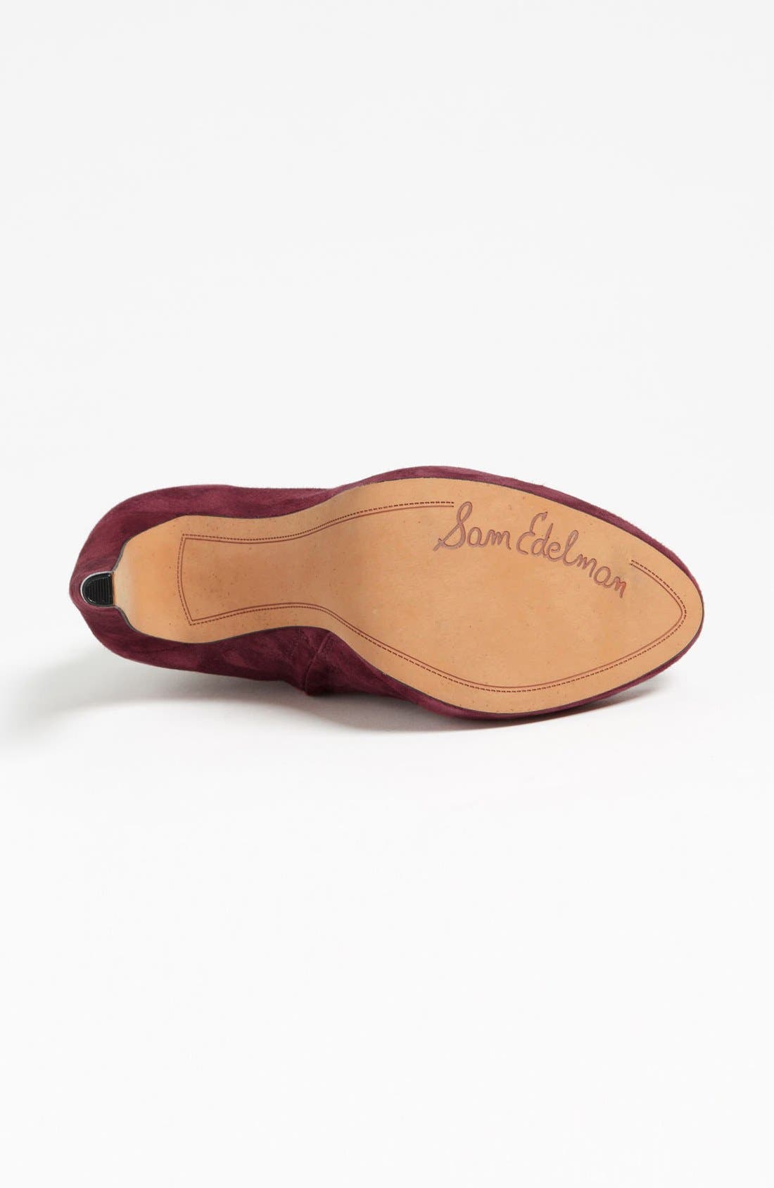 'Kit' Boot, Alternate, color, BRITISH BURGUNDY SUEDE