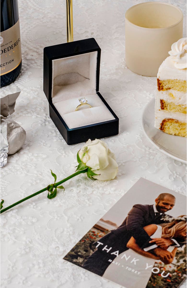 VoiceGift Voice Recordable Ring Box with LED, Alternate, color, Black