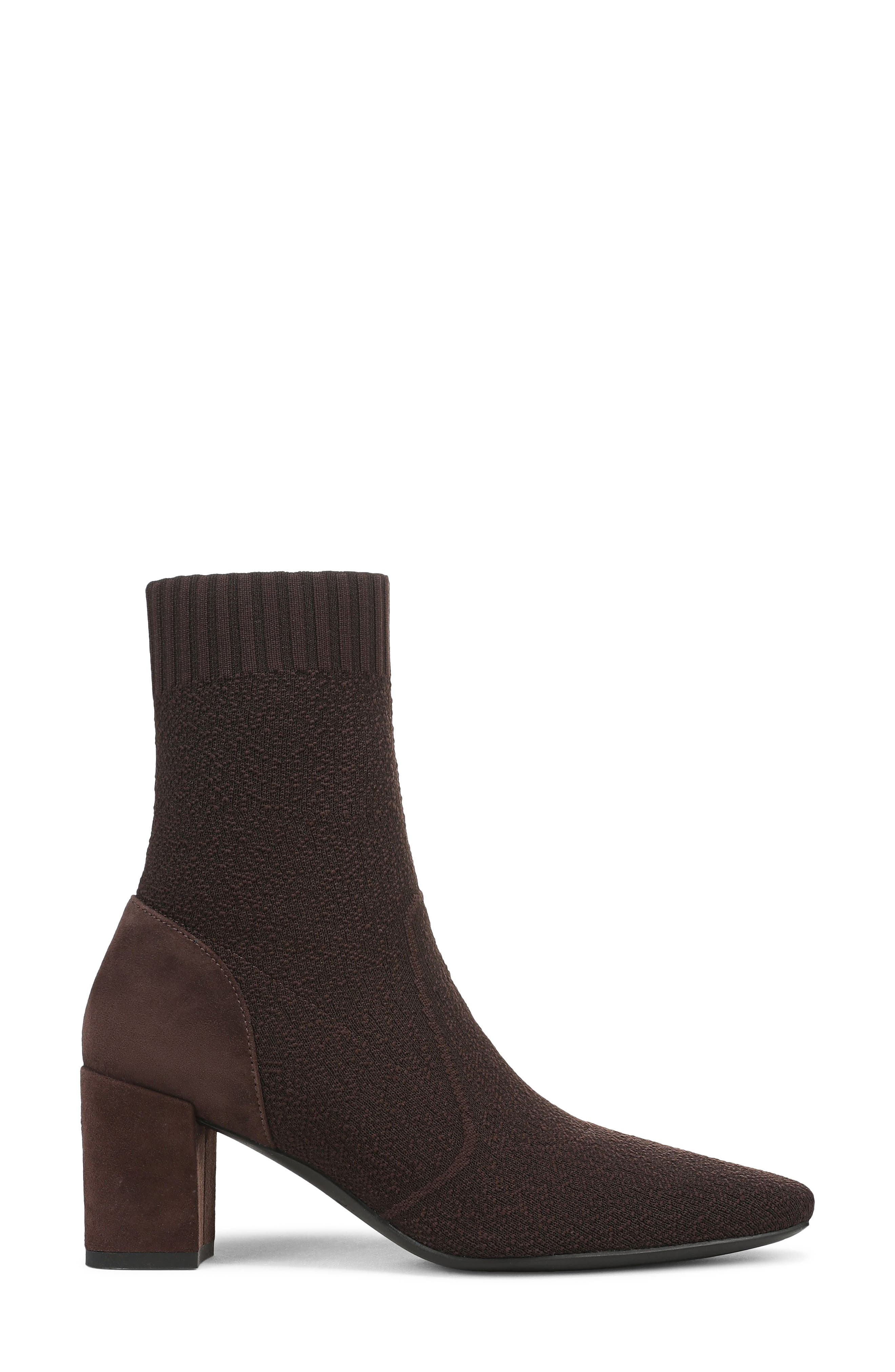 Saphielle Sock Bootie, Alternate, color, CHOCOLATE