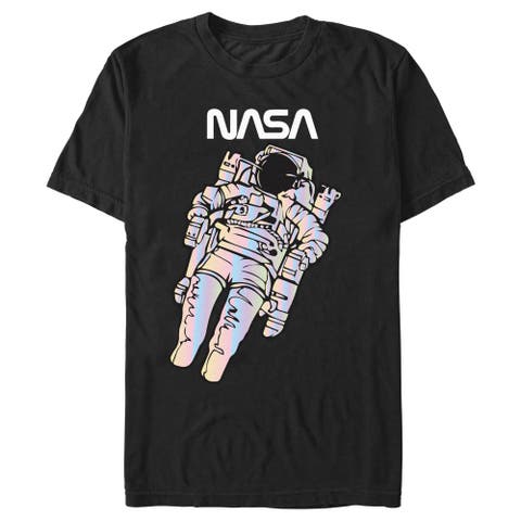 Men's NASA Space Astronaut Logo  Graphic T-Shirt