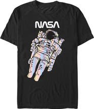 NASA Men's Space Astronaut Logo Short Sleeve Graphic T-Shirt