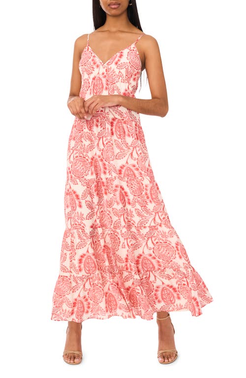 Parker Adia Tiered Maxi Sundress In Pink