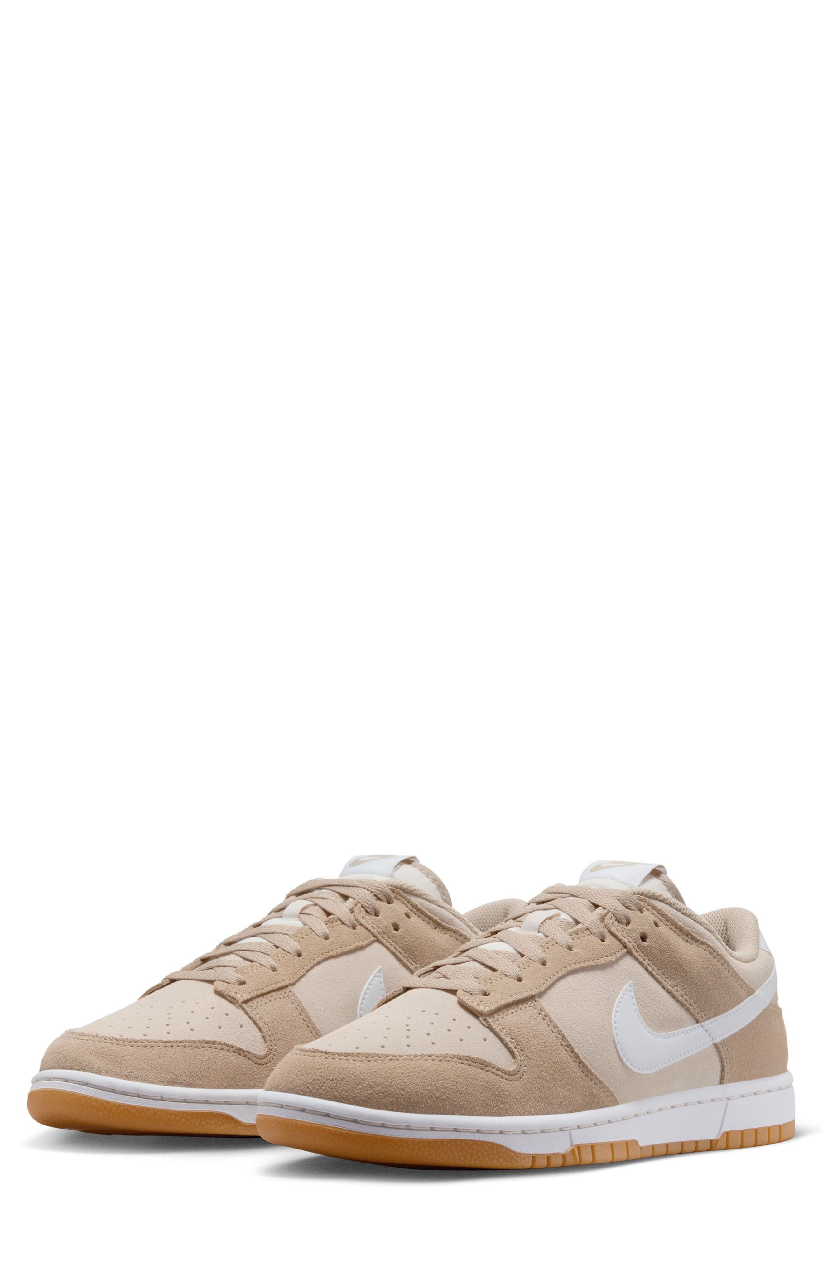 Nike Dunk Low Retro Basketball Sneaker, Main, color, Ivory/ White/ Orewood Burn