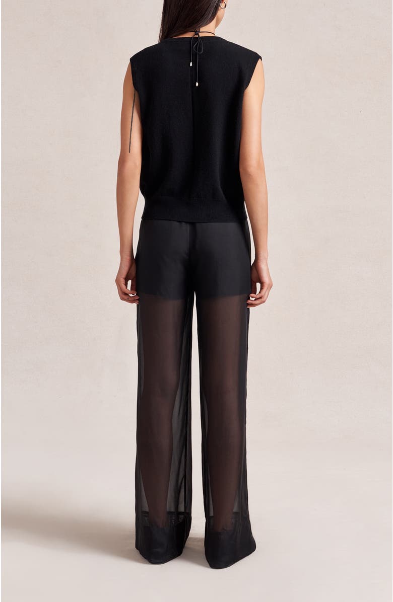 La Ligne Ayla Pant, Alternate, color, Black