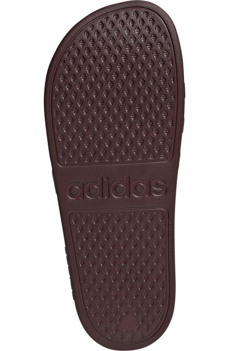 adidas Adilette Aqua Slide Sandal, Alternate, color, Aurora Ruby/Ruby/Ruby