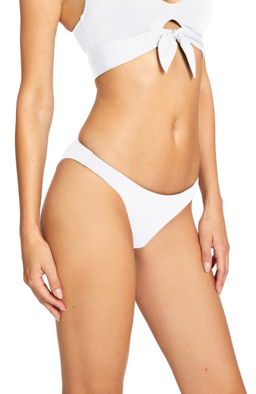 Robin Piccone Ava Bikini Bottoms In White