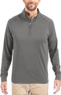 Cutter & Buck Adapt Knit Quarter Zip Pullover