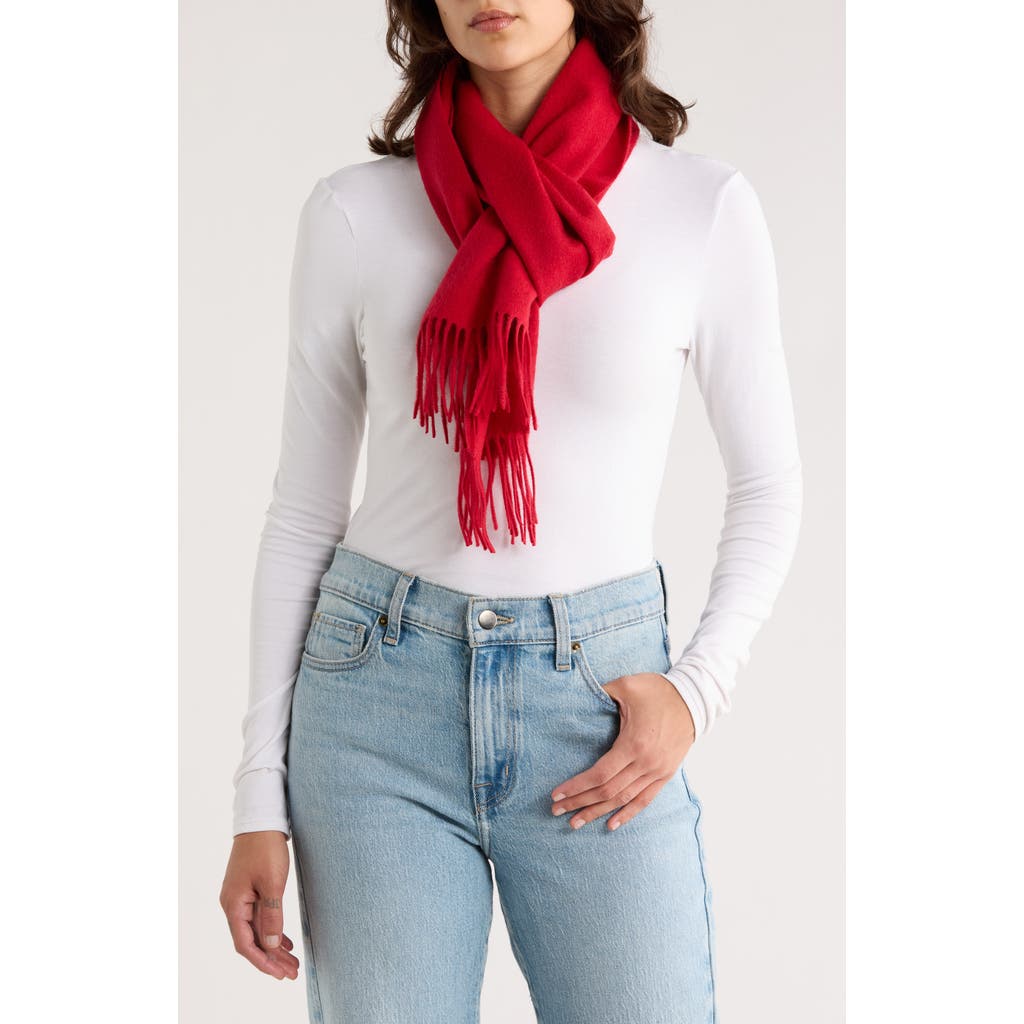 Nordstrom Rack Cashmere Scarf In Red