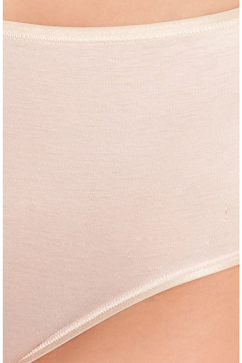 Cotton Seamless Full Briefs, Alternate, color, BEIGE