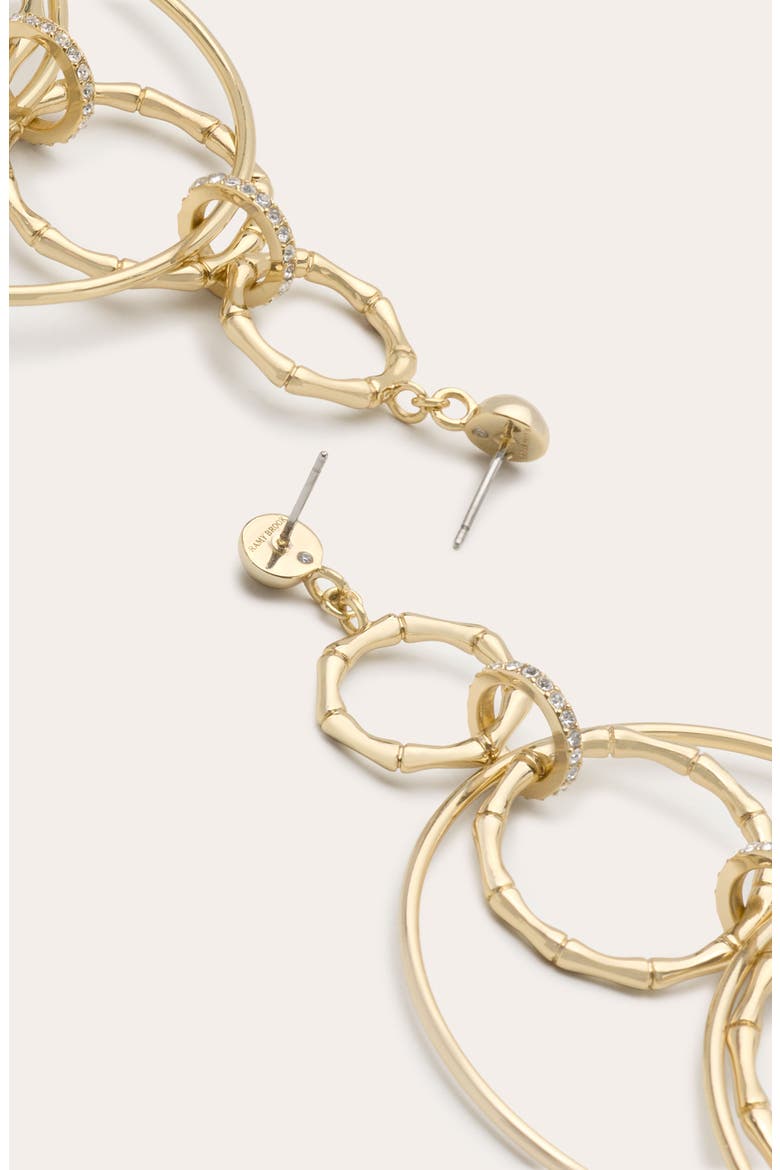 Chiara Drop Earrings, Alternate, color, GOLD