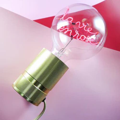 Mitb Rose Portable Table Lamp In Blue