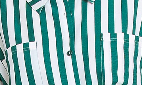 Honeydew Brunch Date Long Sleeve Shorts Pajamas In Green