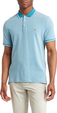 Original Penguin Birdseye Tipped Cotton Piqué Polo