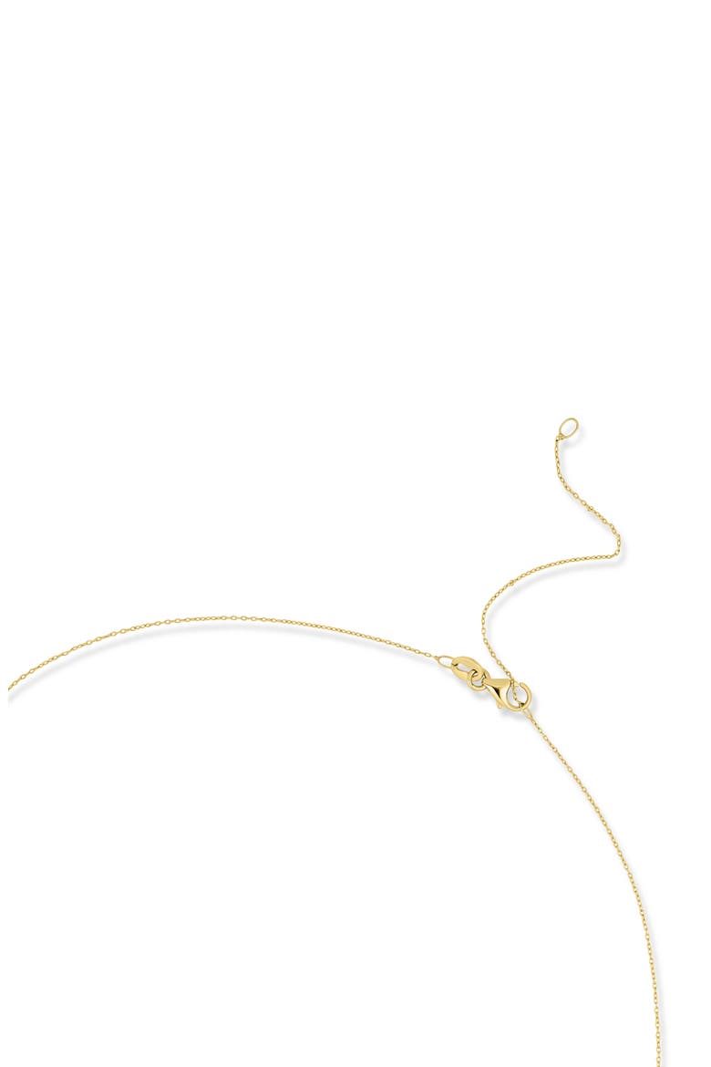 Icon 18k Gold Diamond Heart Necklace, Alternate, color, 18KY