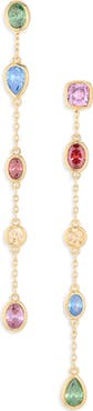 Swarovski Imber Mixed Cut Cubic Zirconia Drop Earrings