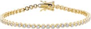 BY ADINA EDEN Bezel Tennis Bracelet