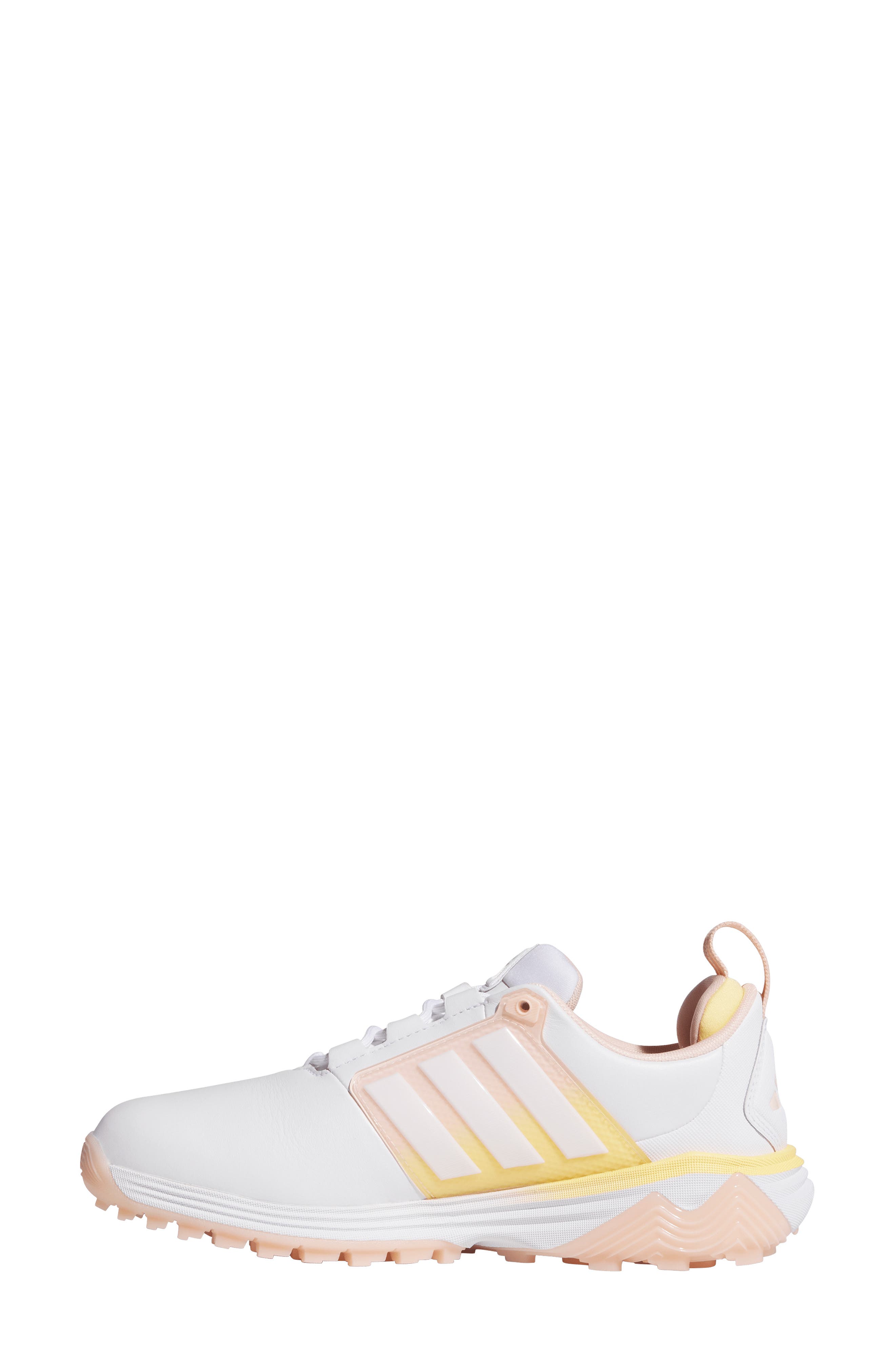 adidas Adipower 26 Spikeless Golf Shoe, Alternate, color, White/ Blush Pink