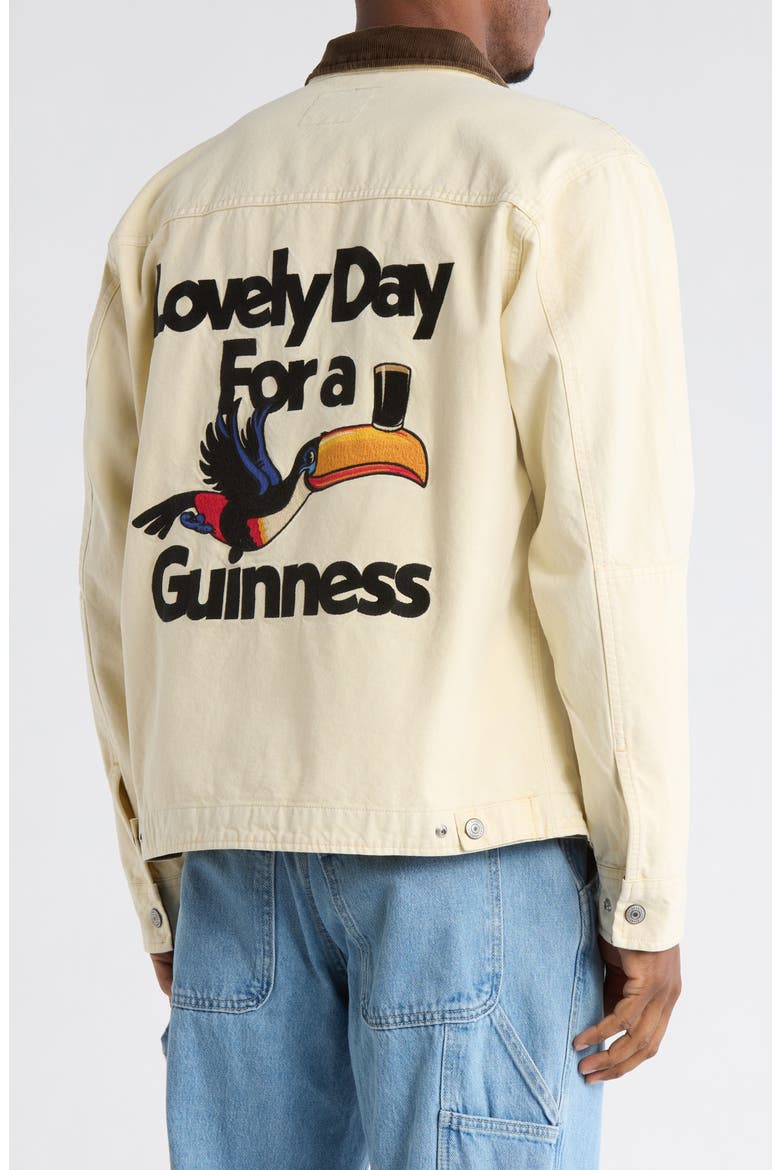 x Guinness Canvas Jacket, Alternate, color, BLEACHED SAND