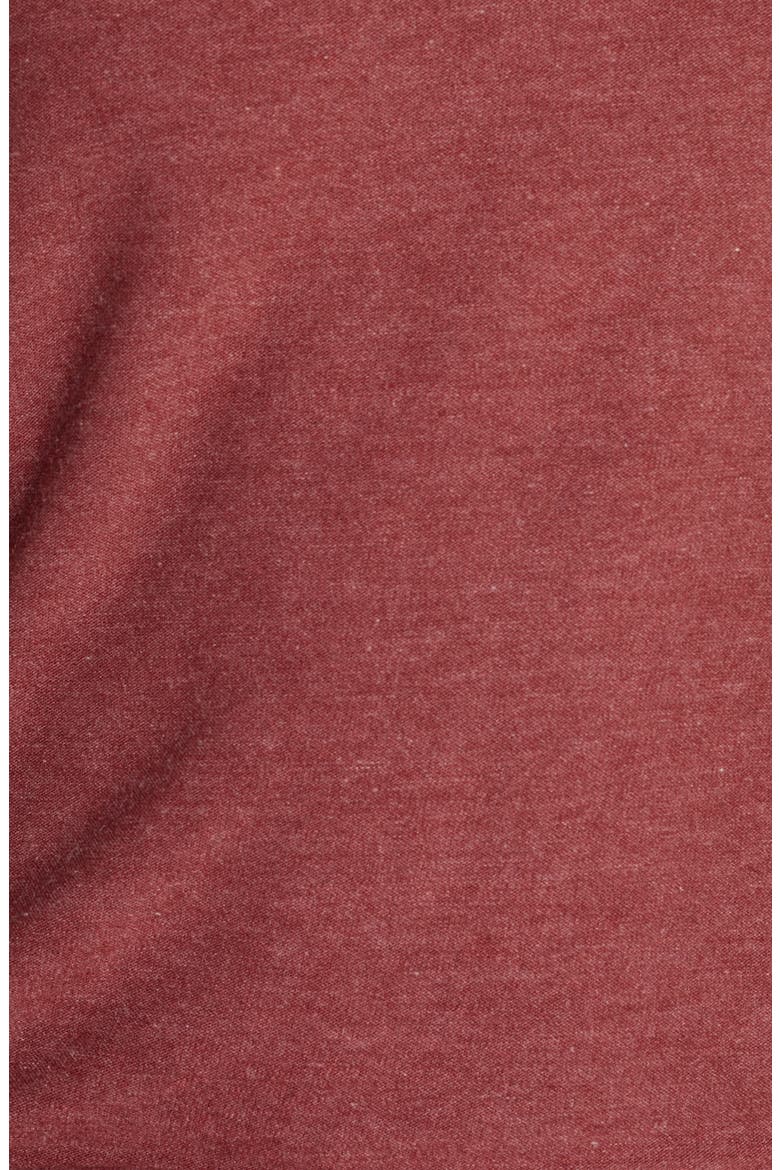 Cozy Knit Golden Heart Sweatshirt, Alternate, color, DARK RUBY