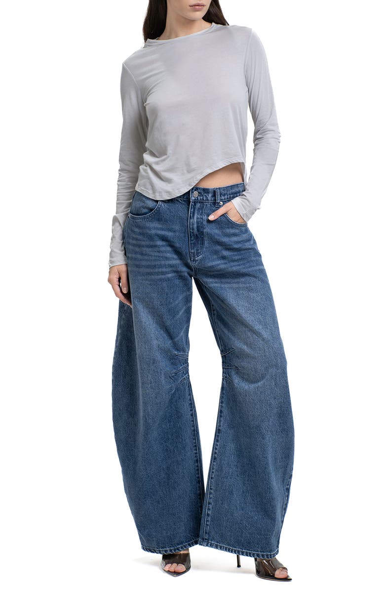 Mother of All Rorri Denim Jeans, Main, color, Dark Denim