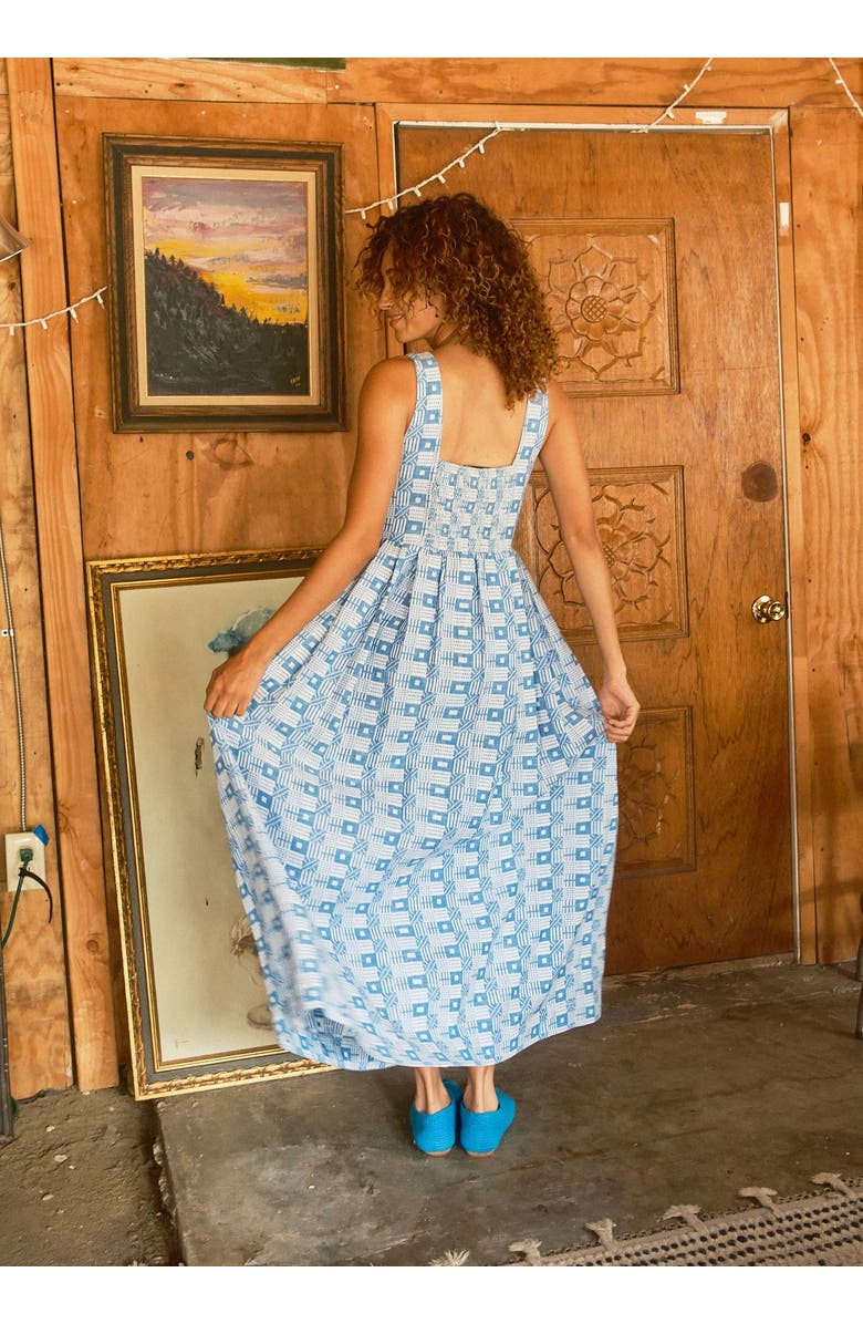 Ace & Jig Ginger Button Front Ankle Length Dress, Alternate, color, Lisbon